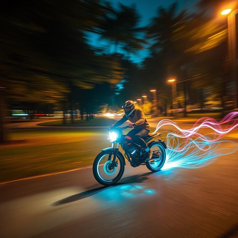 light painting style AI art