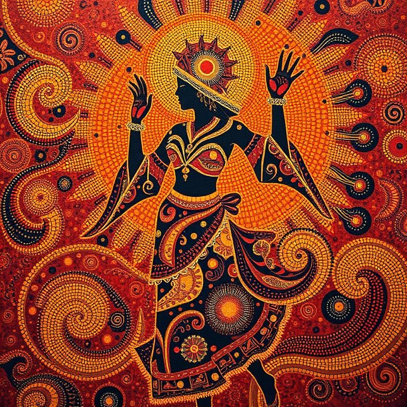 aboriginal art style AI art