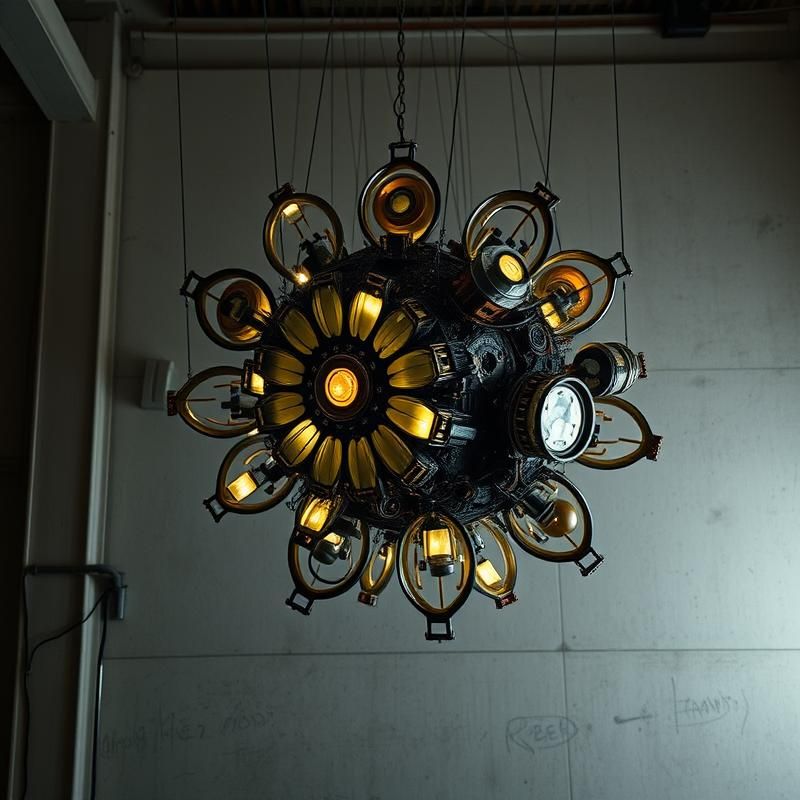 installation art style AI art