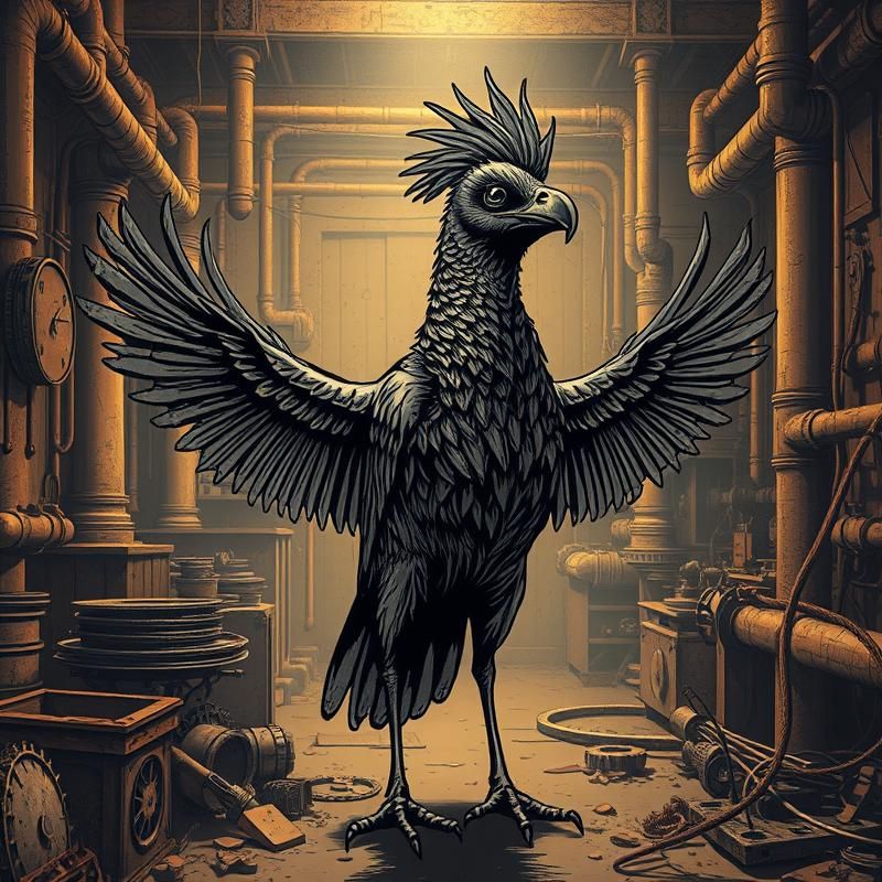 lithograph style AI art