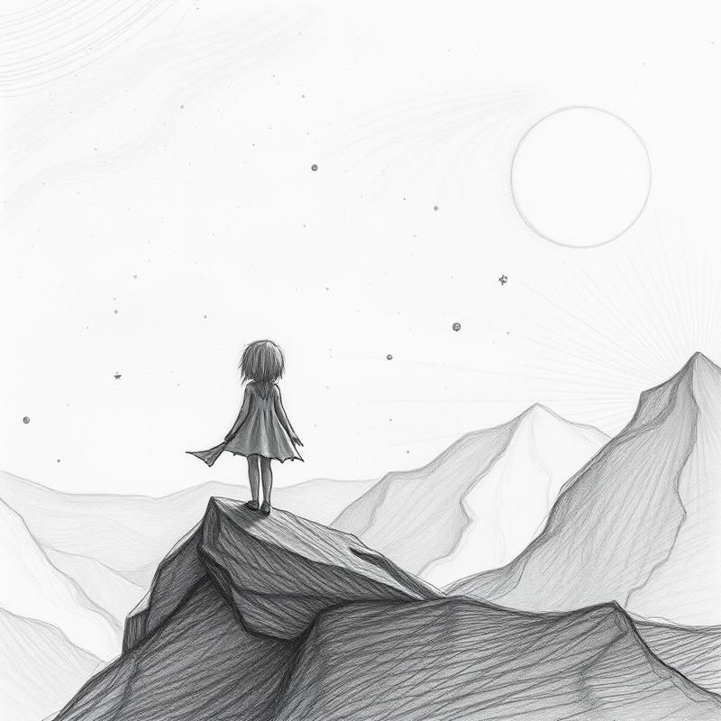 pencil sketch style AI art