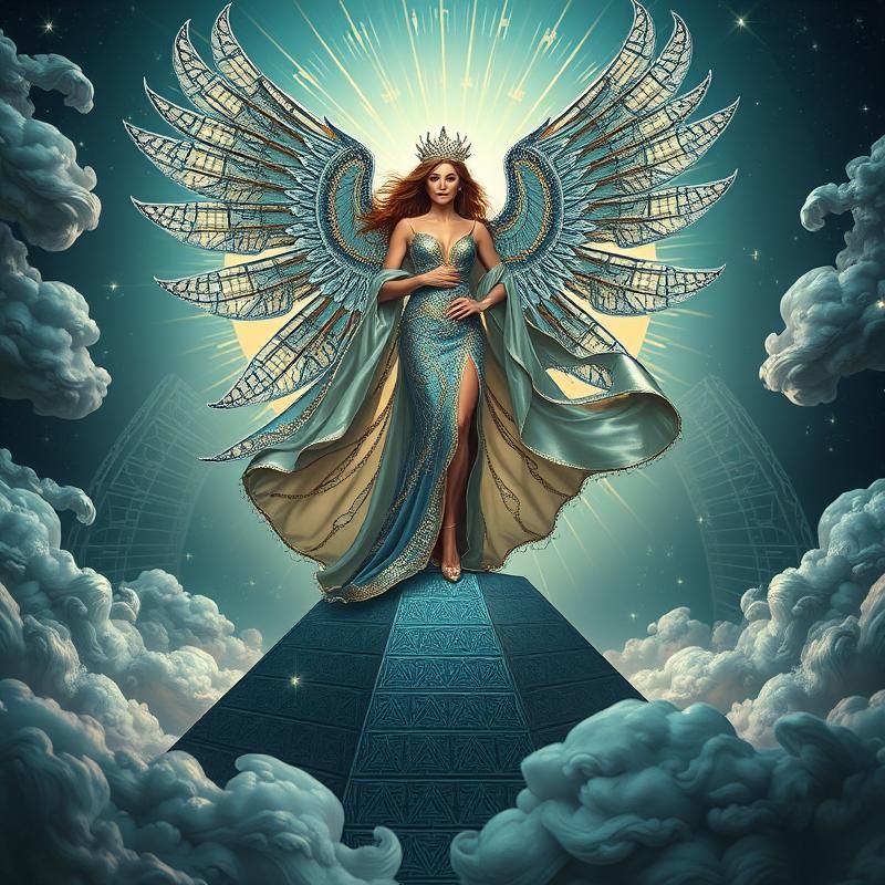 art deco style AI art