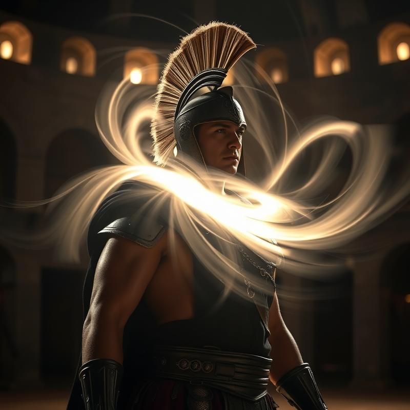 light painting style AI art