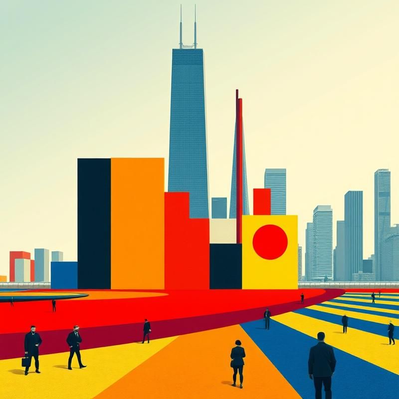 de stijl style AI art