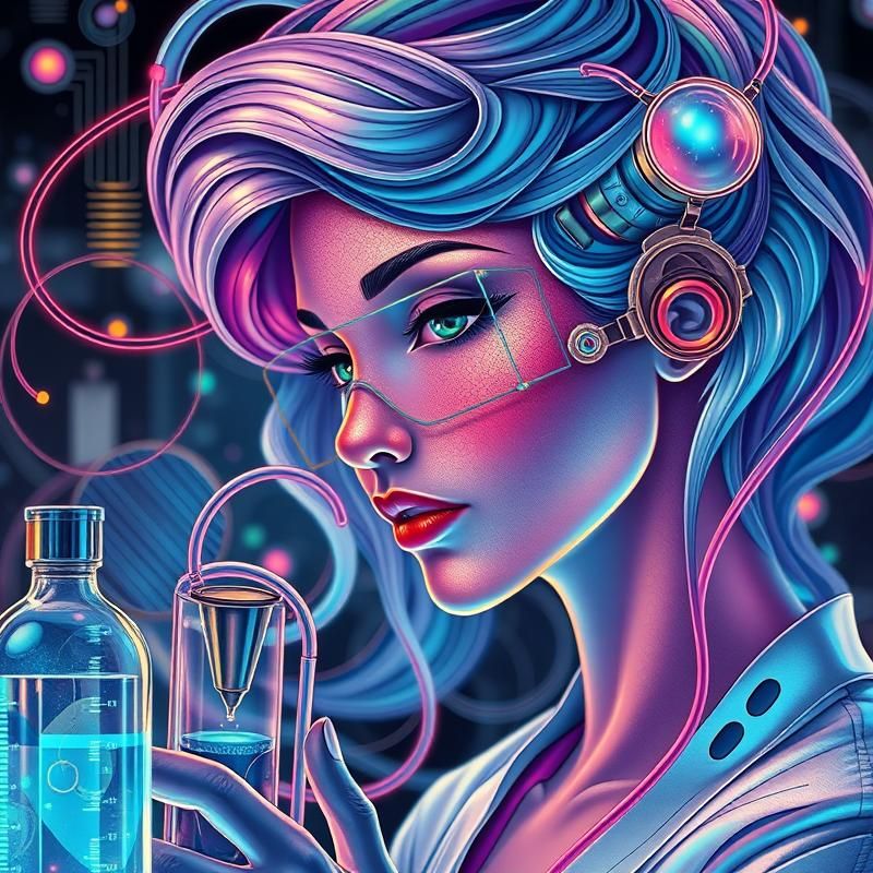 art nouveau style AI art