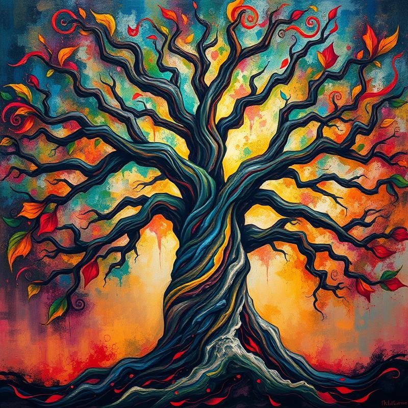 expressionism style AI art