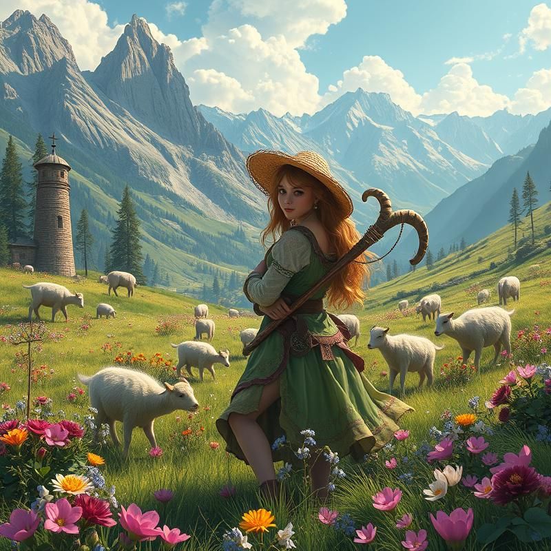 fantasy art style AI art
