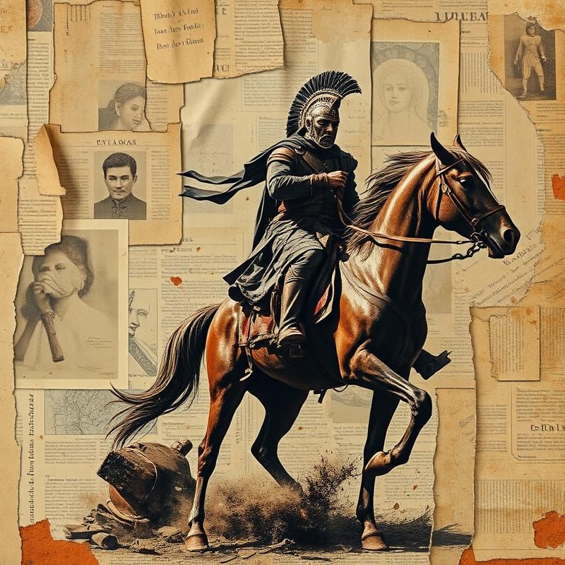 collage style AI art