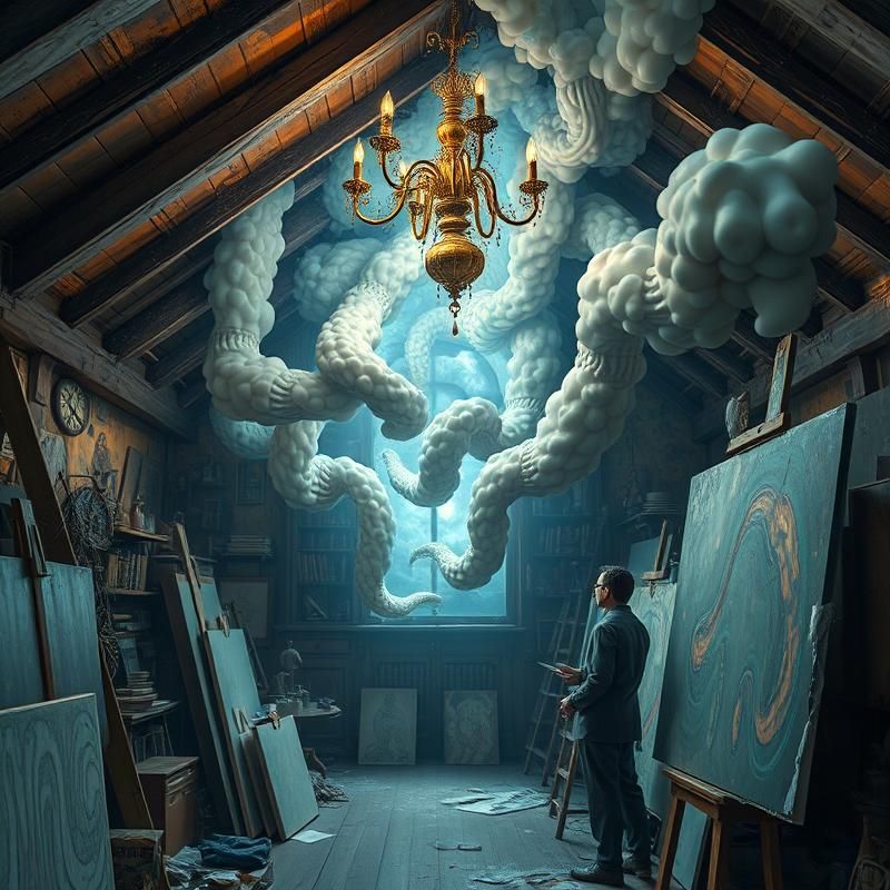 surrealism style AI art
