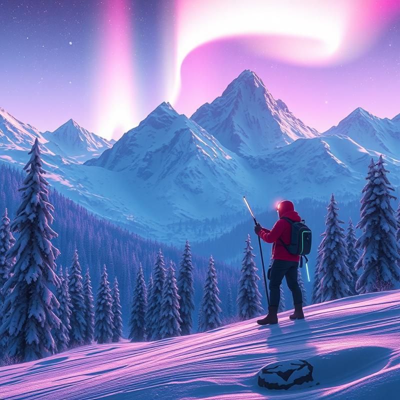 holographic style AI art