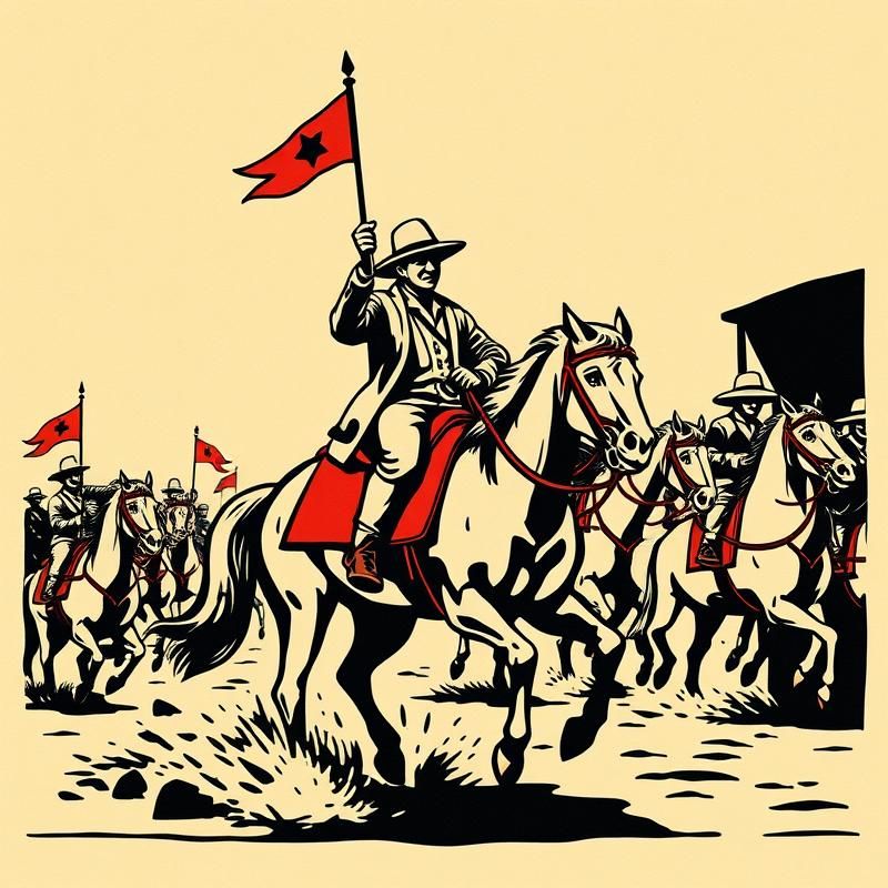 woodcut style AI art