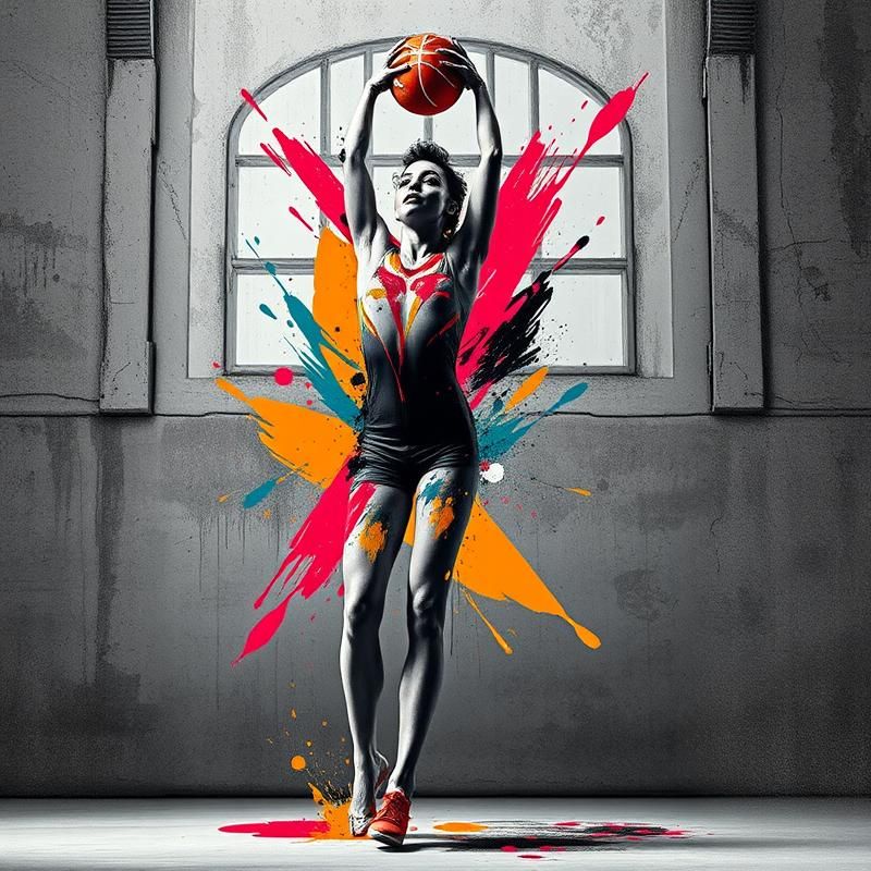 contemporary style AI art