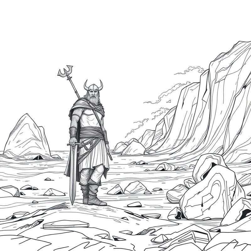 line art style AI art