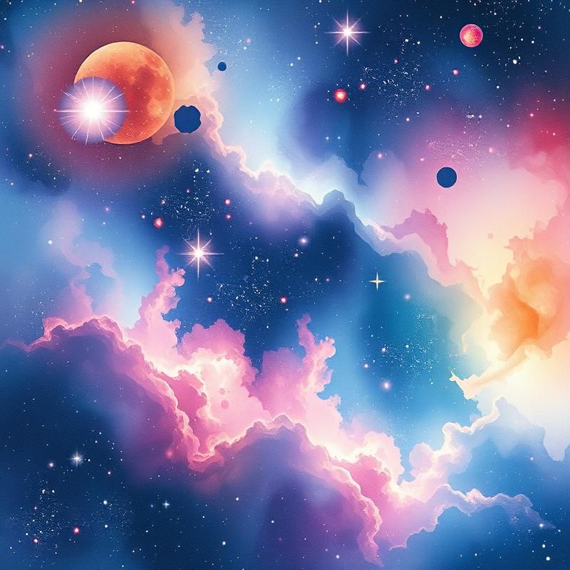 watercolor style AI art