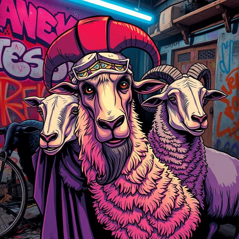 lowbrow art style AI art