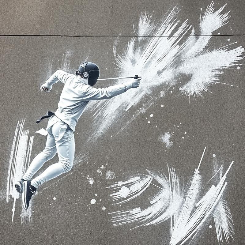 chalk art style AI art
