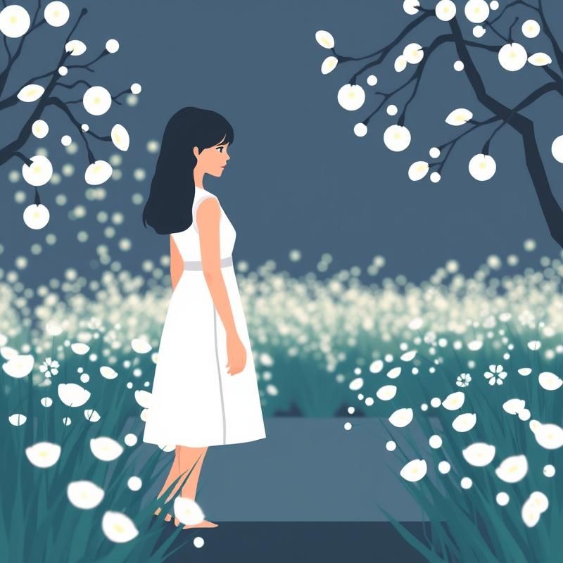 flat design style AI art