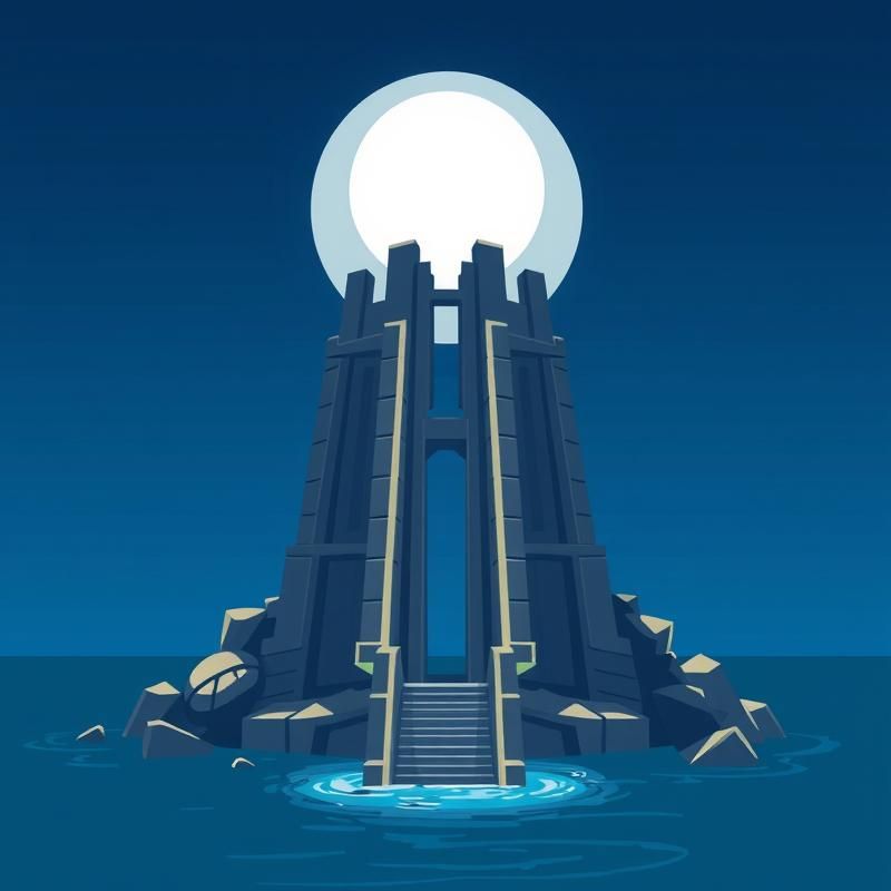 flat design style AI art