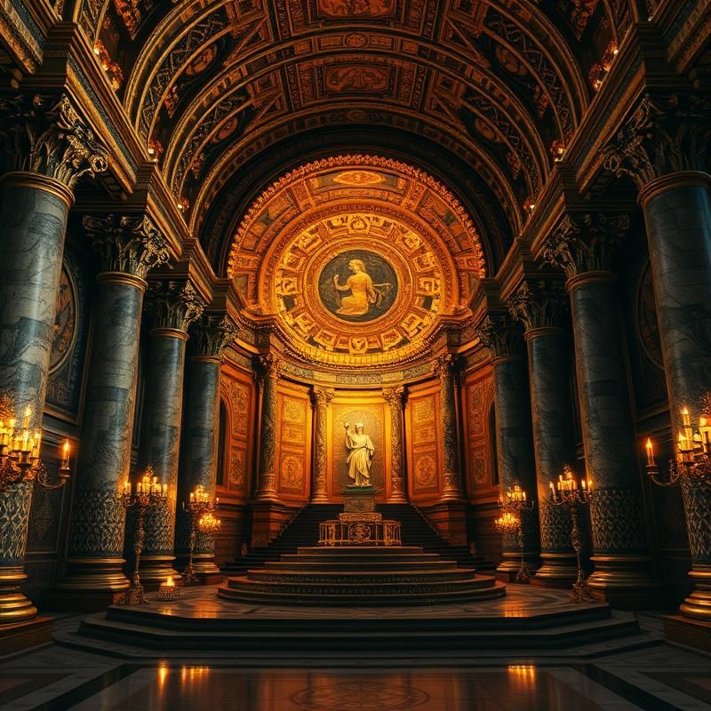 byzantine style AI art