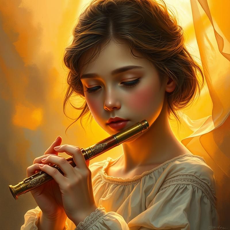 oil painting style AI art