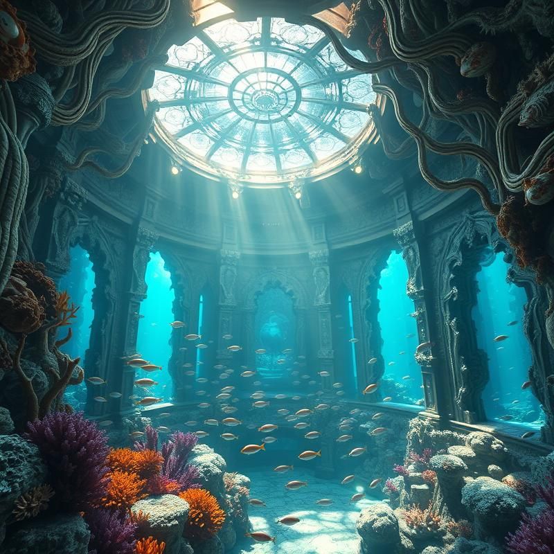 3D rendering style AI art