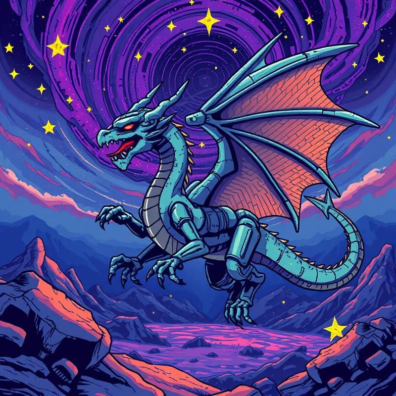 8-bit art style AI art