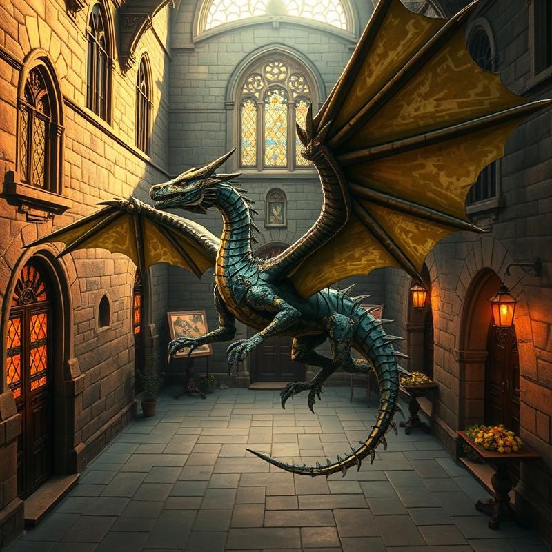 medieval style AI art