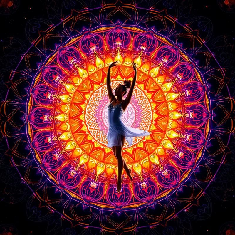 mandala style AI art