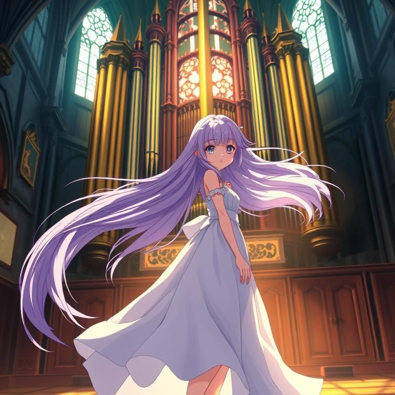 anime style AI art