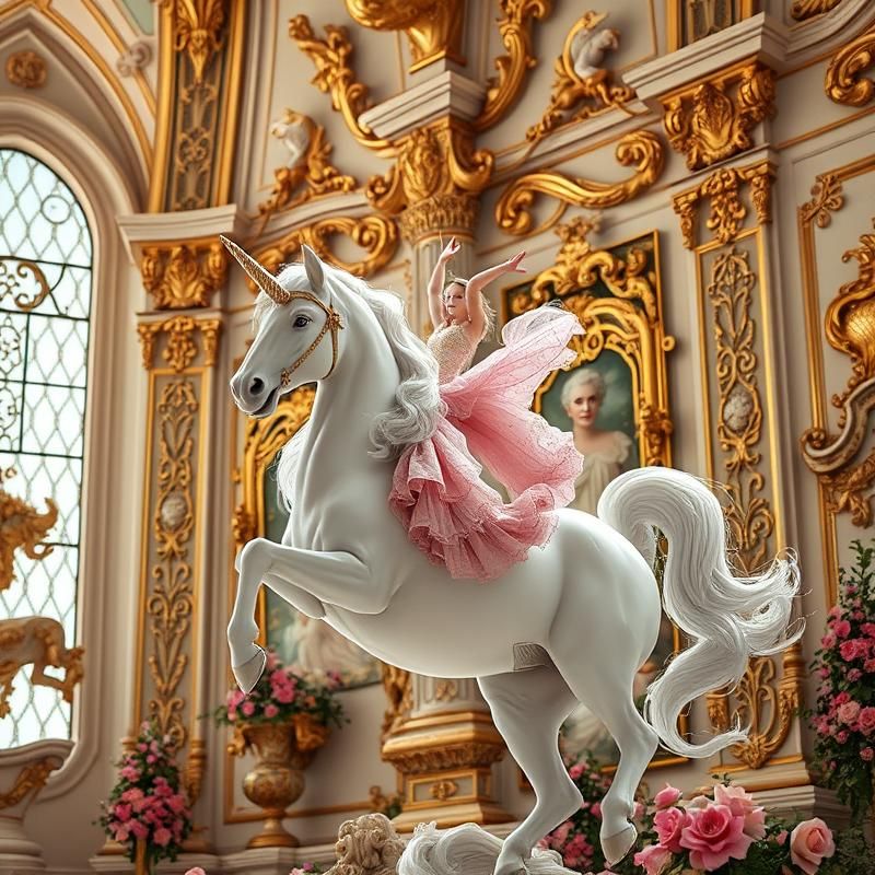 rococo style AI art