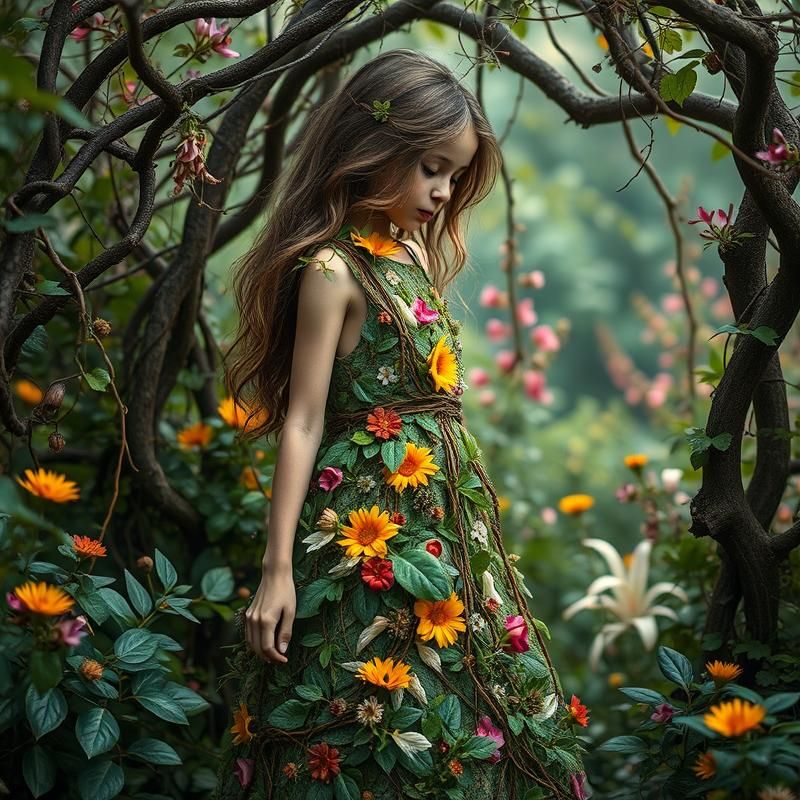 organic style AI art
