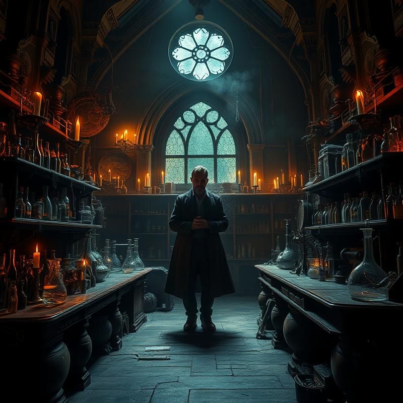 gothic style AI art
