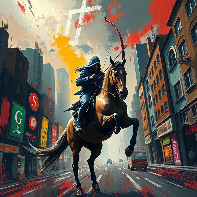 expressionism style AI art