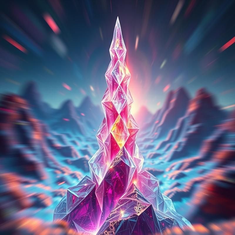 kinetic art style AI art