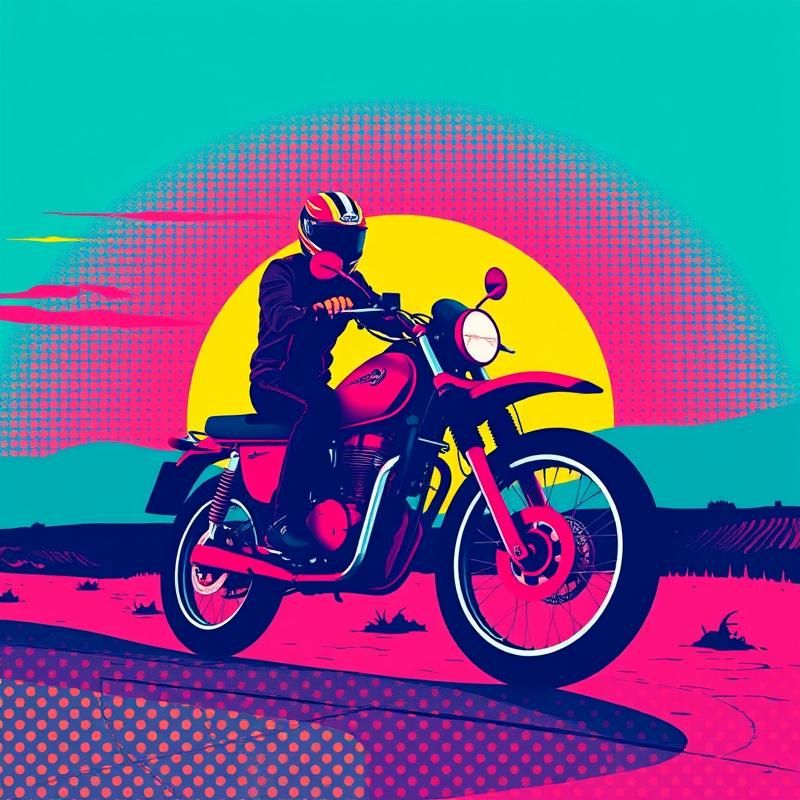 pop art style AI art