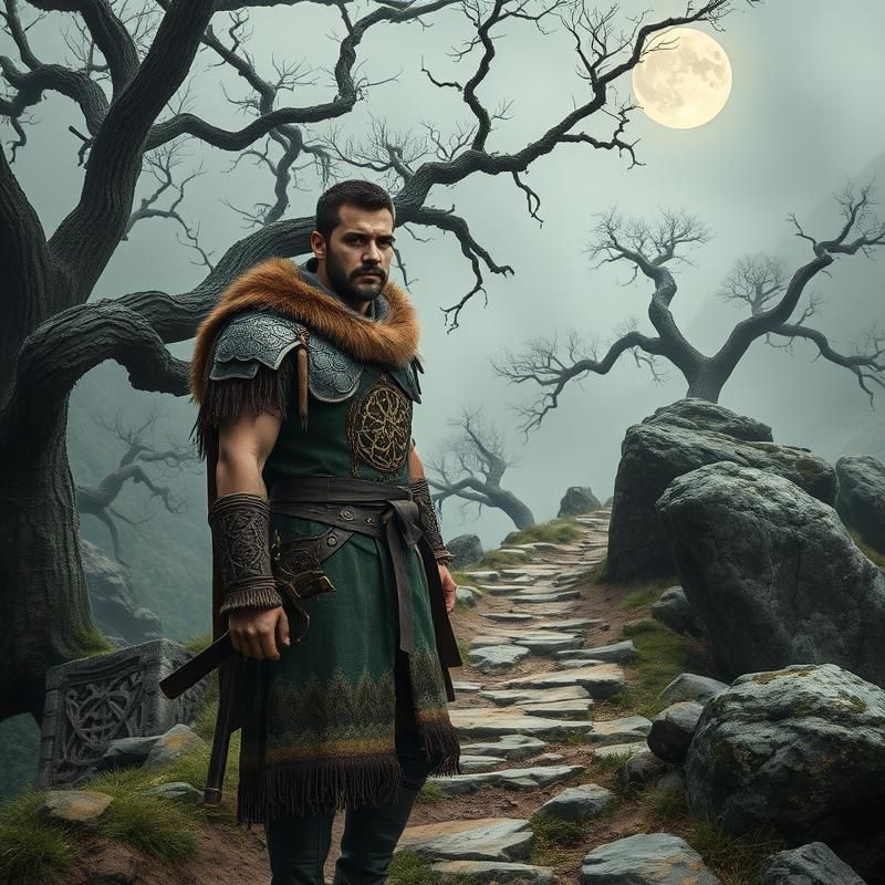 celtic style AI art