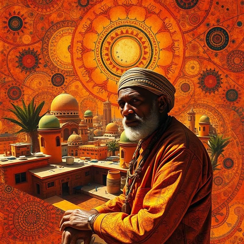 aboriginal art style AI art
