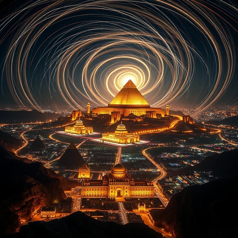 light painting style AI art