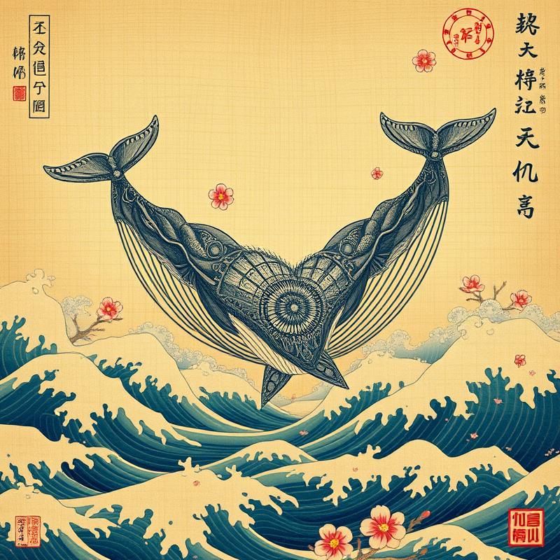 ukiyo-e style AI art