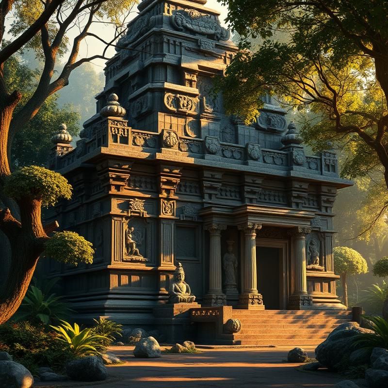 3D rendering style AI art