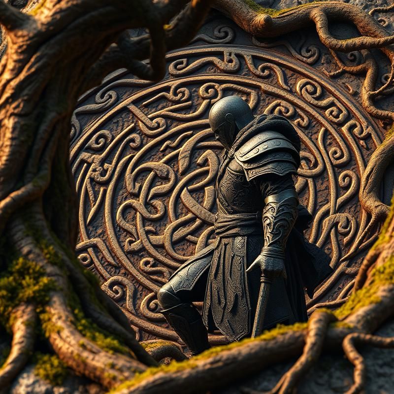 celtic style AI art