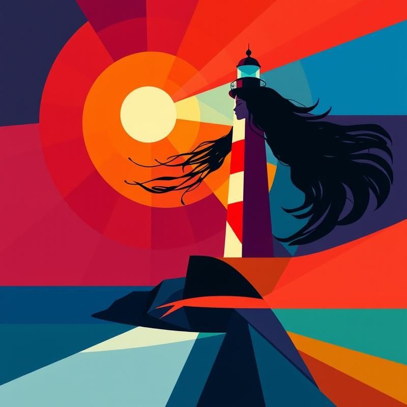 suprematist style AI art