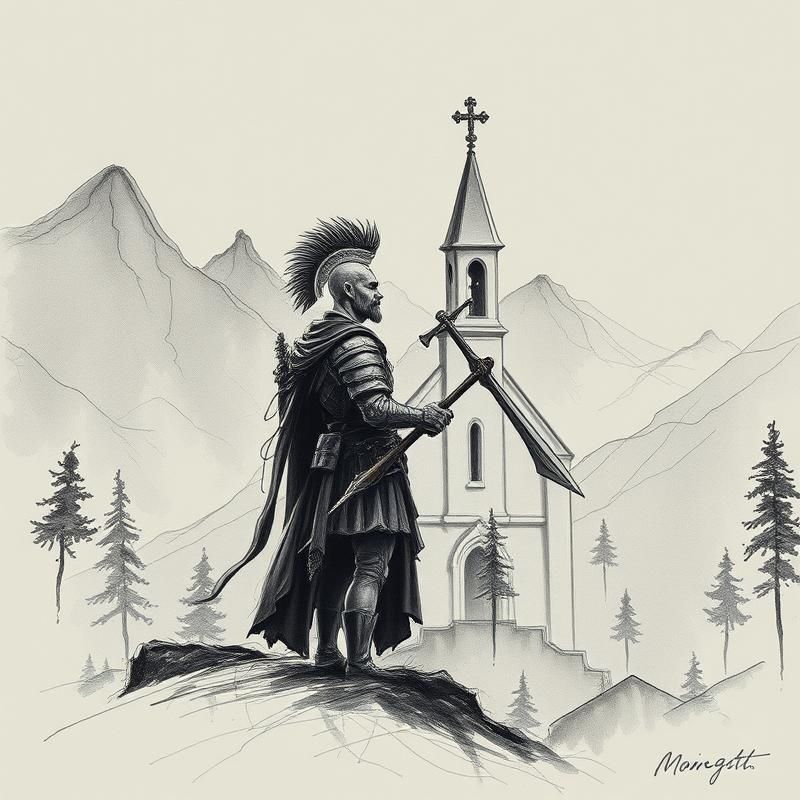 ink drawing style AI art