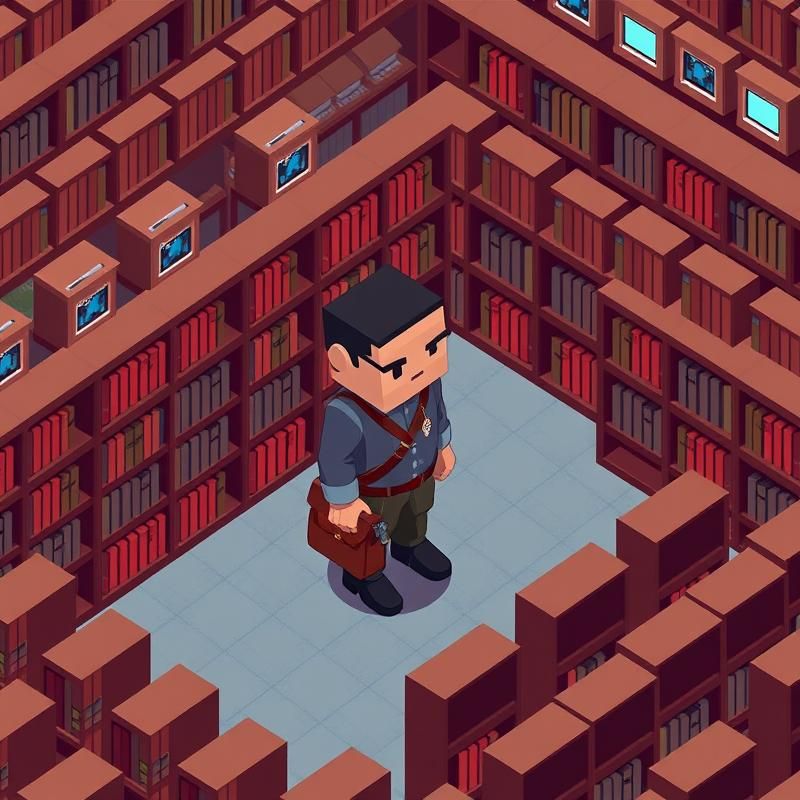 isometric style AI art