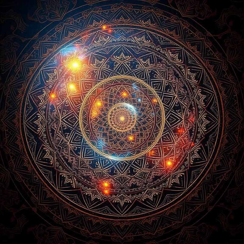 mandala style AI art