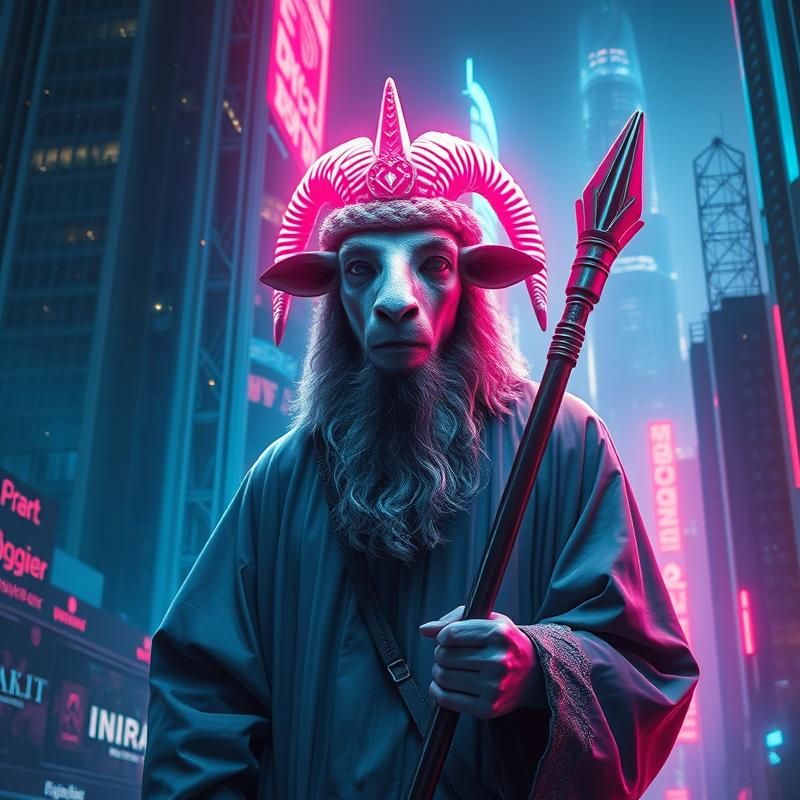 synthwave style AI art
