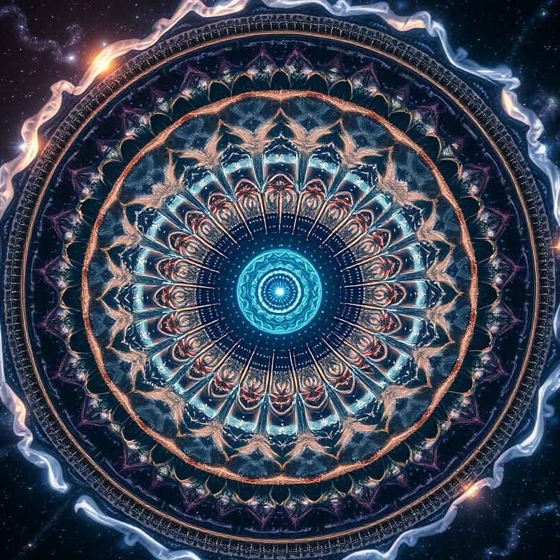 mandala style AI art