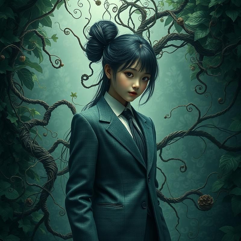 organic style AI art