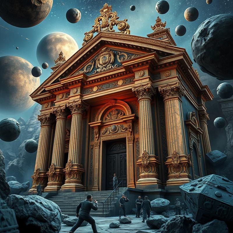 baroque style AI art