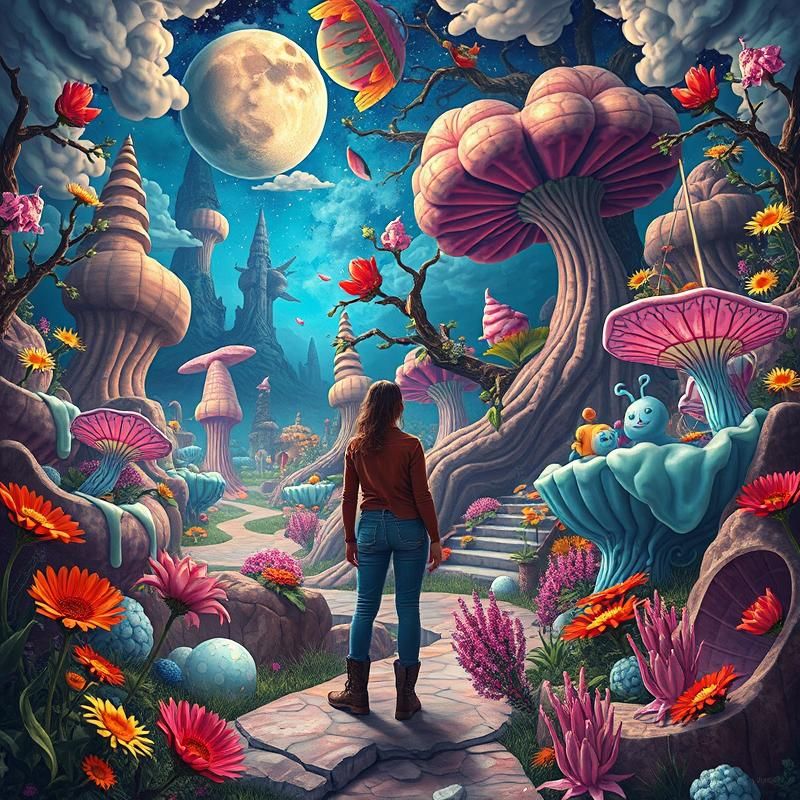 pop surrealism style AI art
